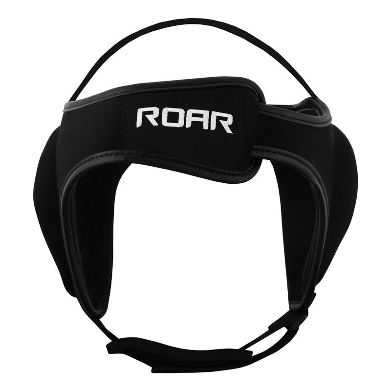 ROAR-INT Roar BJJ Headgear MMA Grappling Ear Guard Fighting Sparring Helmet (Black) - Image 2